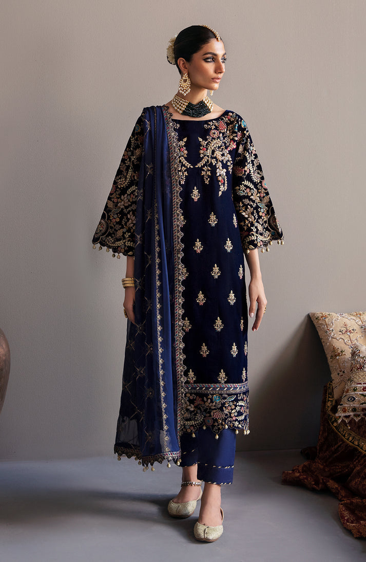 MK-03 Falak | ZARPOSH VELVET COLLECTION | EMAAN ADEEL