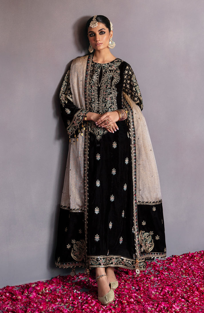 MK-08 Aqs | ZARPOSH VELVET COLLECTION | EMAAN ADEEL