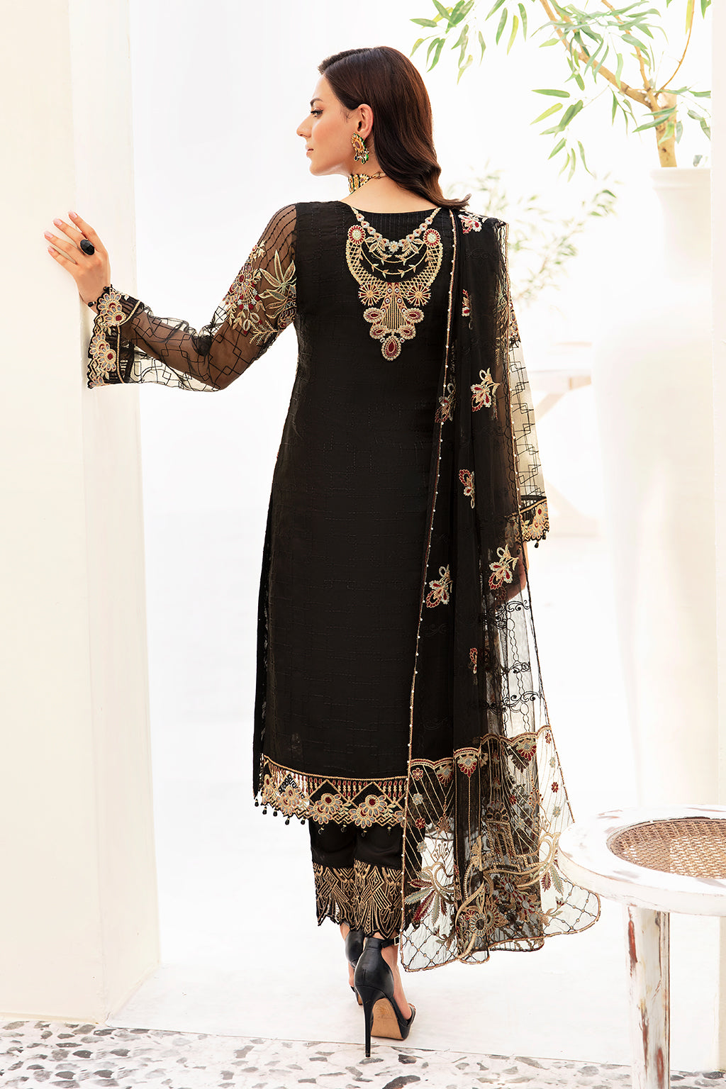 M-906 | MINHAL COLLECTION | RAMSHA in UK USA UAE online kapraye.com