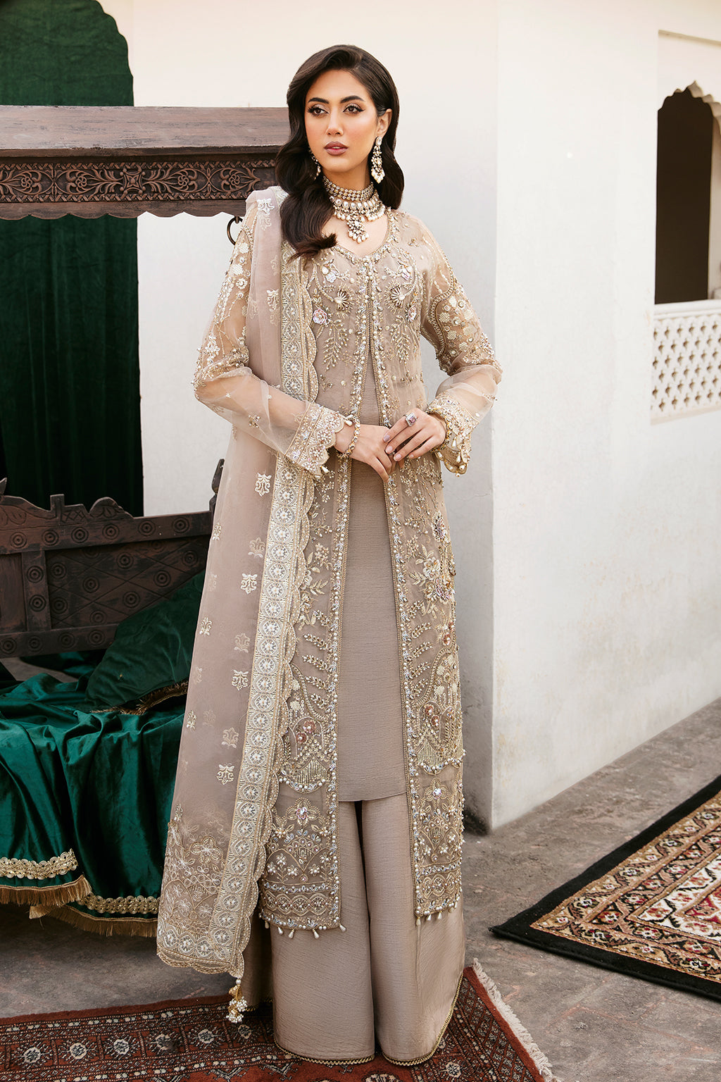 H-304 || LUXURY WEDDING COLLECTION || RAMSHA in UK USA UAE online kapraye.com