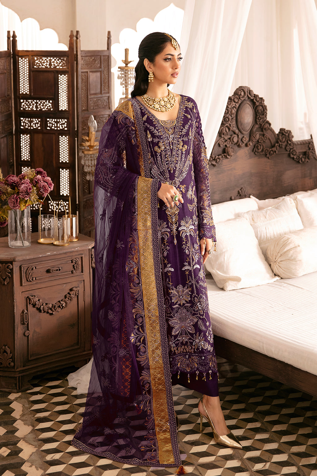 H-303 || LUXURY WEDDING COLLECTION || RAMSHA in UK USA UAE online kapraye.com