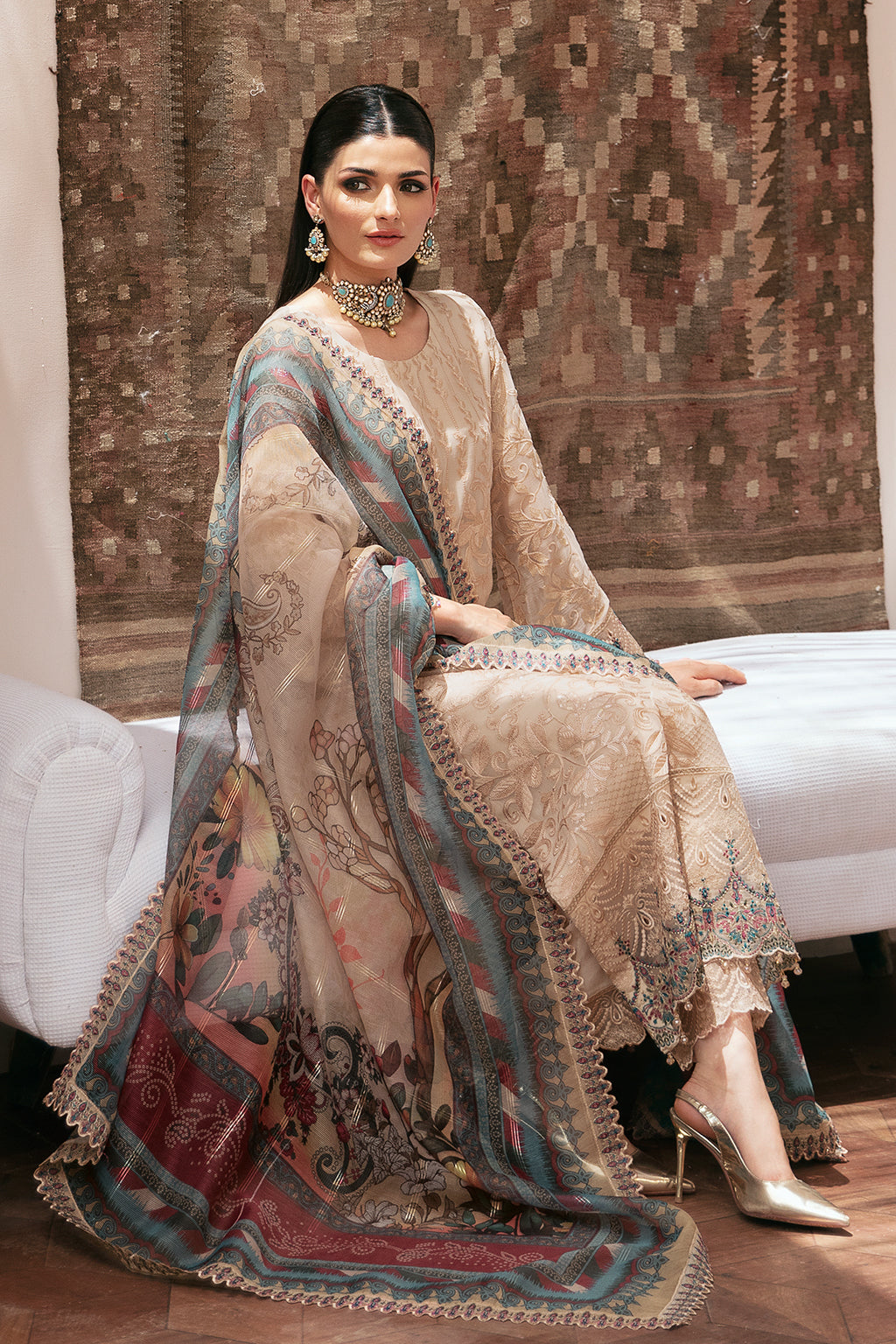 T-208 | DASTAN COLLECTION | RAMSHA in UK USA UAE online kapraye.com