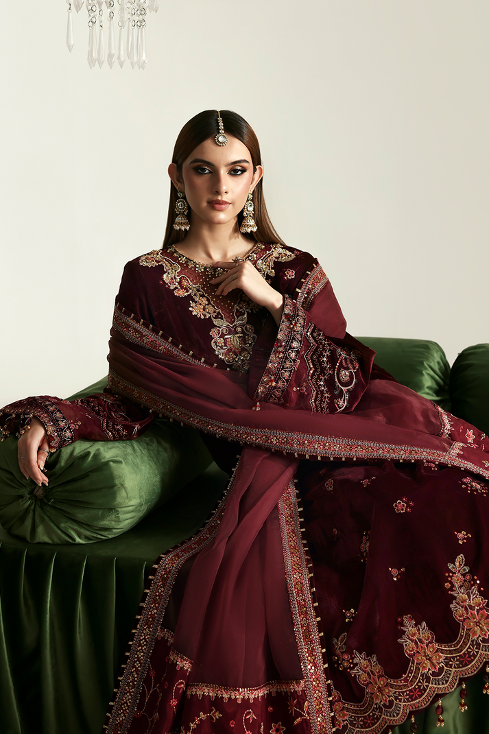 NADIRA | ZARPOSH VELVET COLLECTION | EMAAN ADEEL