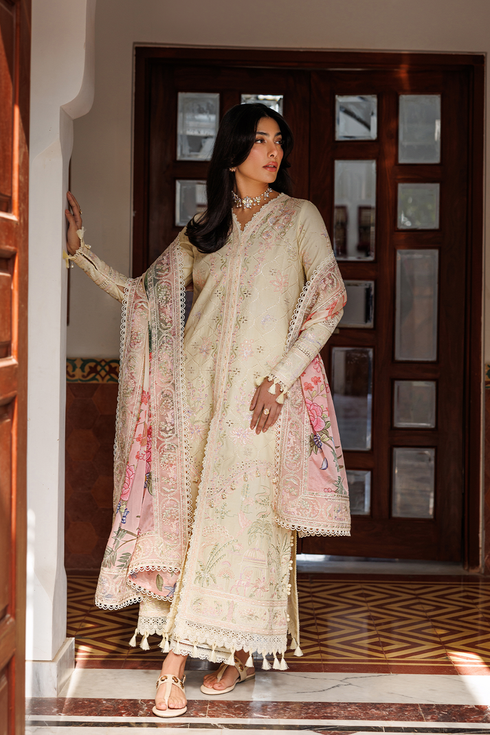 BLOSSOM BLISS | MIRABELLE FESTIVE LUXURY LAWN | EMAAN ADEEL