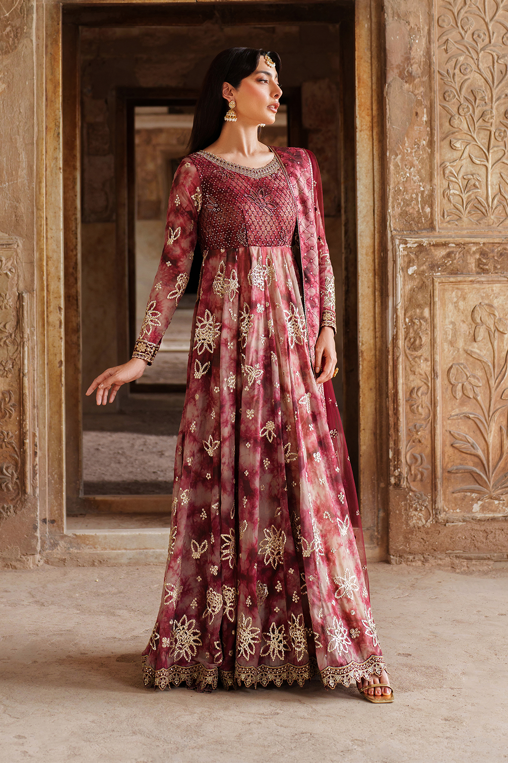 UE-533 Printed Chiffon | Printed Formals | IZNIK
