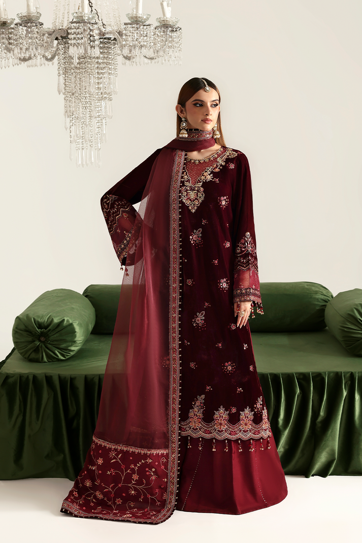 NADIRA | ZARPOSH VELVET COLLECTION | EMAAN ADEEL