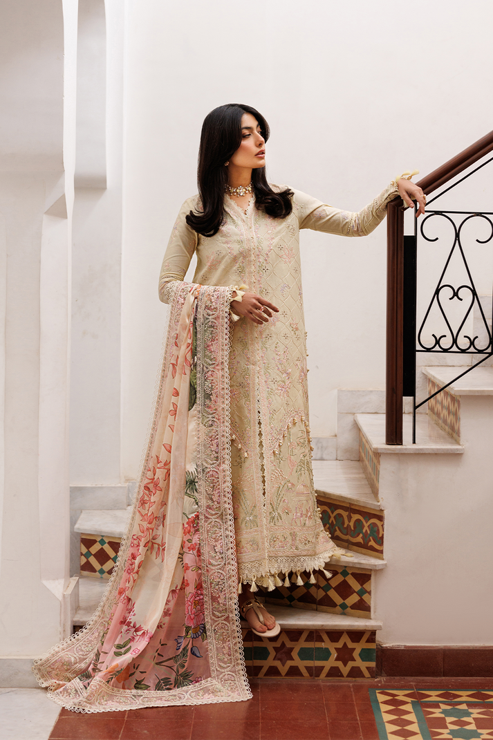 BLOSSOM BLISS | MIRABELLE FESTIVE LUXURY LAWN | EMAAN ADEEL