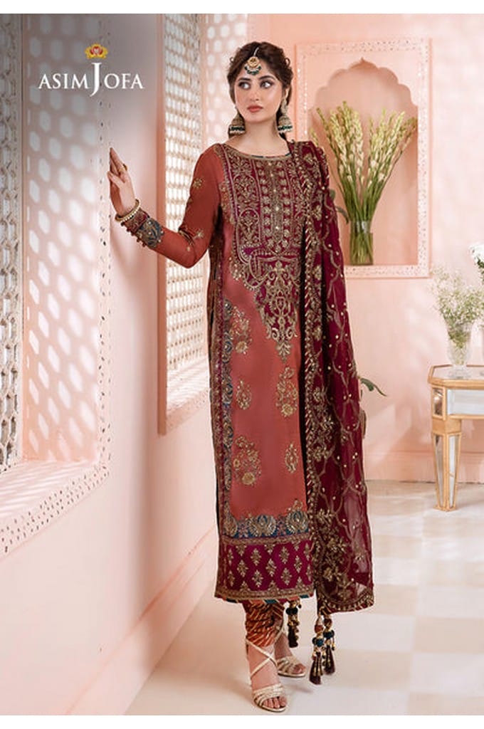 AJCC-01 || CHANDNI LUXURY CHIFFON '23 || ASIM JOFA in UK USA UAE online kapraye.com