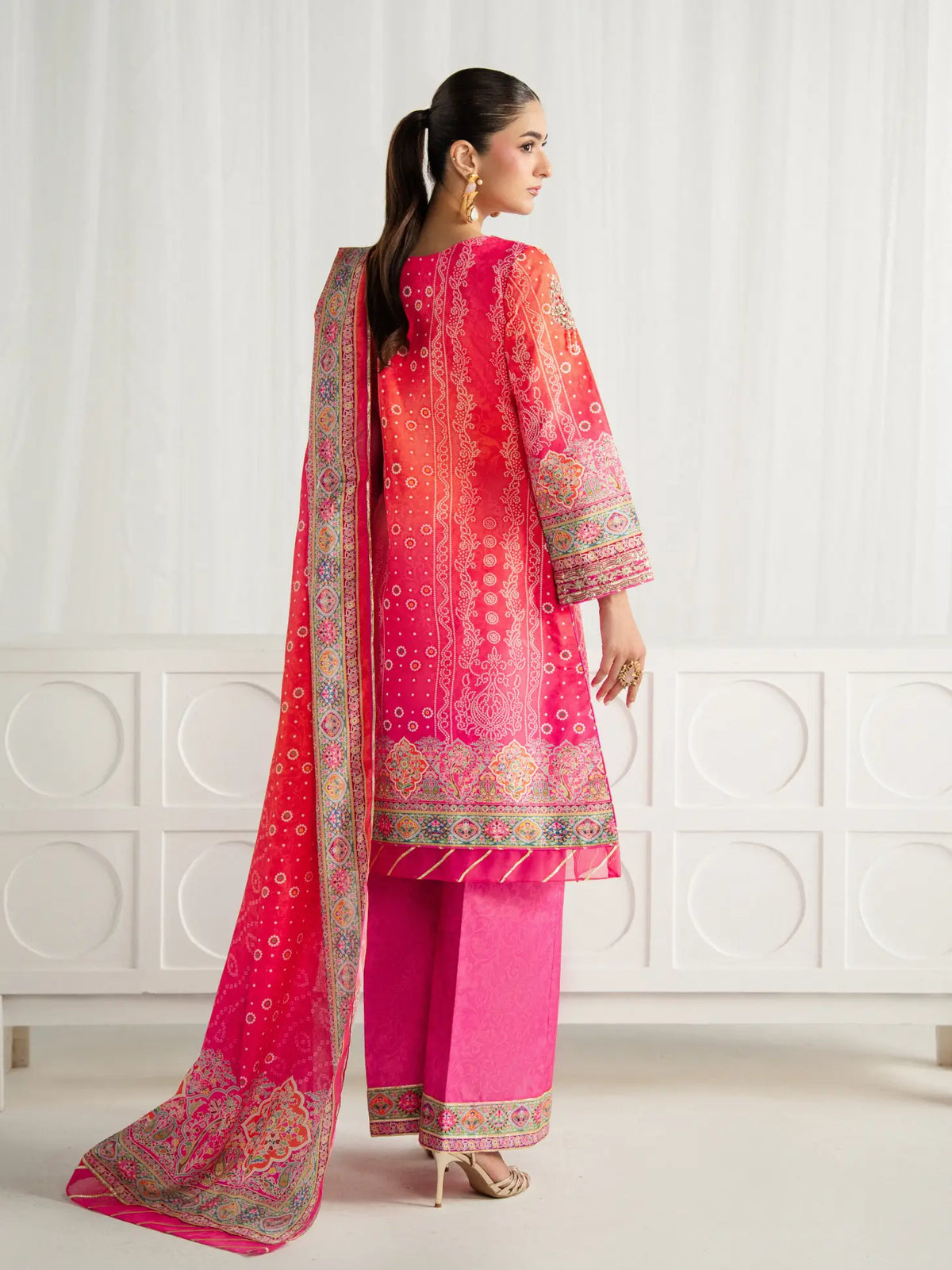 Marigold Dusk | AIRA PRINTED SILK | GULAAL Free Shipping to UK/USA/UAE Kapraye