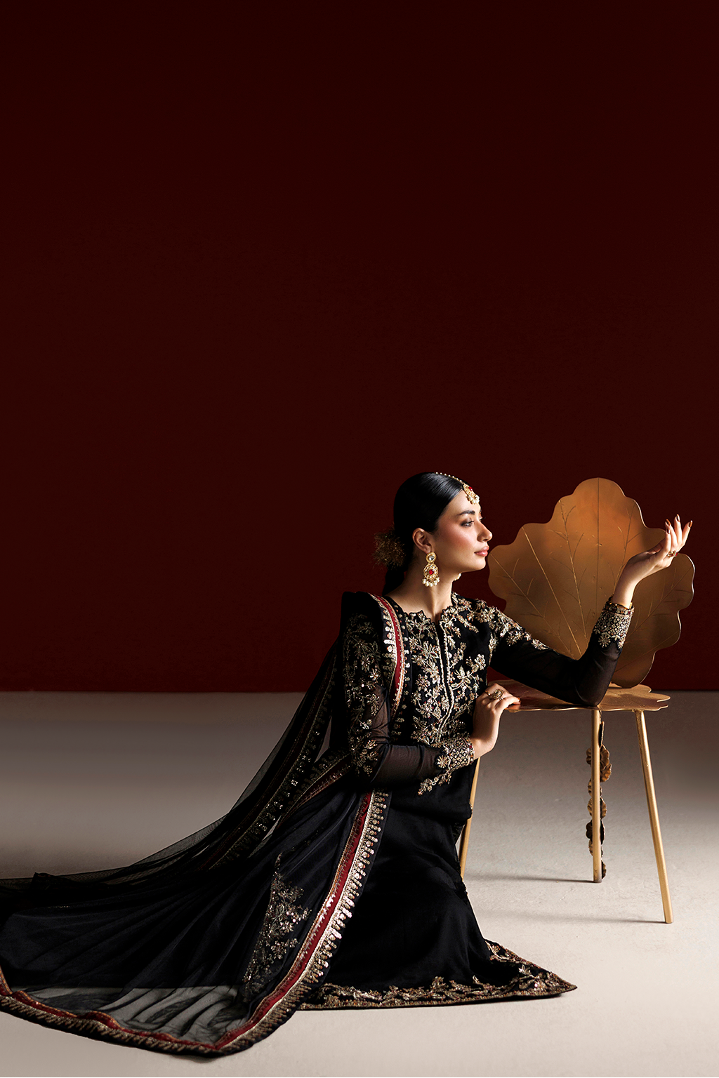 CC-107 Embroidered Chiffon | SEMI FORMALS VOL 1 | IZNIK in UK USA UAE online kapraye.com