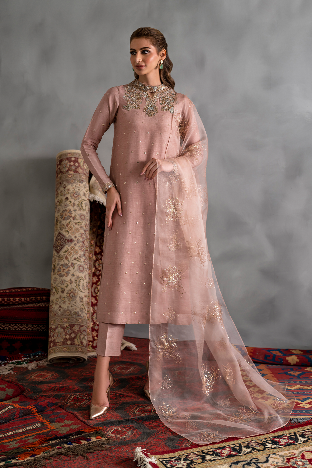 IRS-15 | LUXE RAW SILK | IZNIK in UK USA UAE online kapraye.com