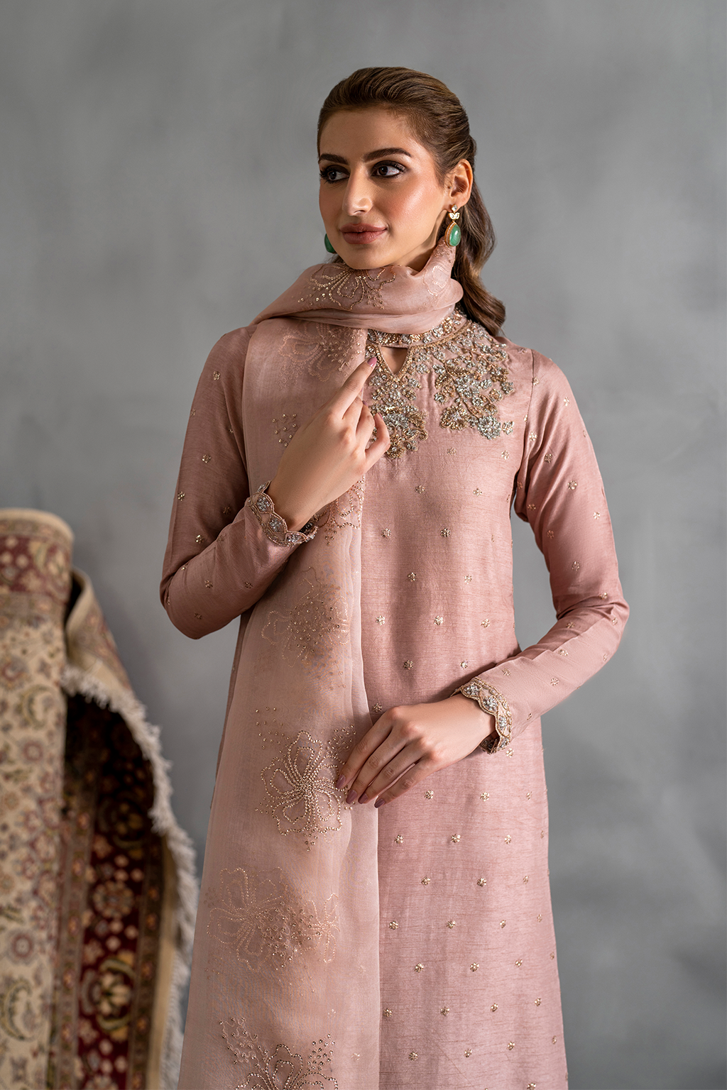 IRS-15 | LUXE RAW SILK | IZNIK in UK USA UAE online kapraye.com