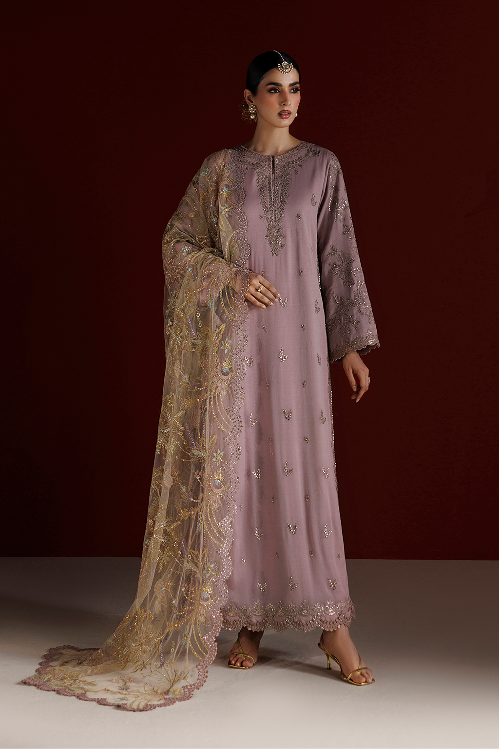 CC-106 Embroidered Chiffon | SEMI FORMALS VOL 1 | IZNIK in UK USA UAE online kapraye.com