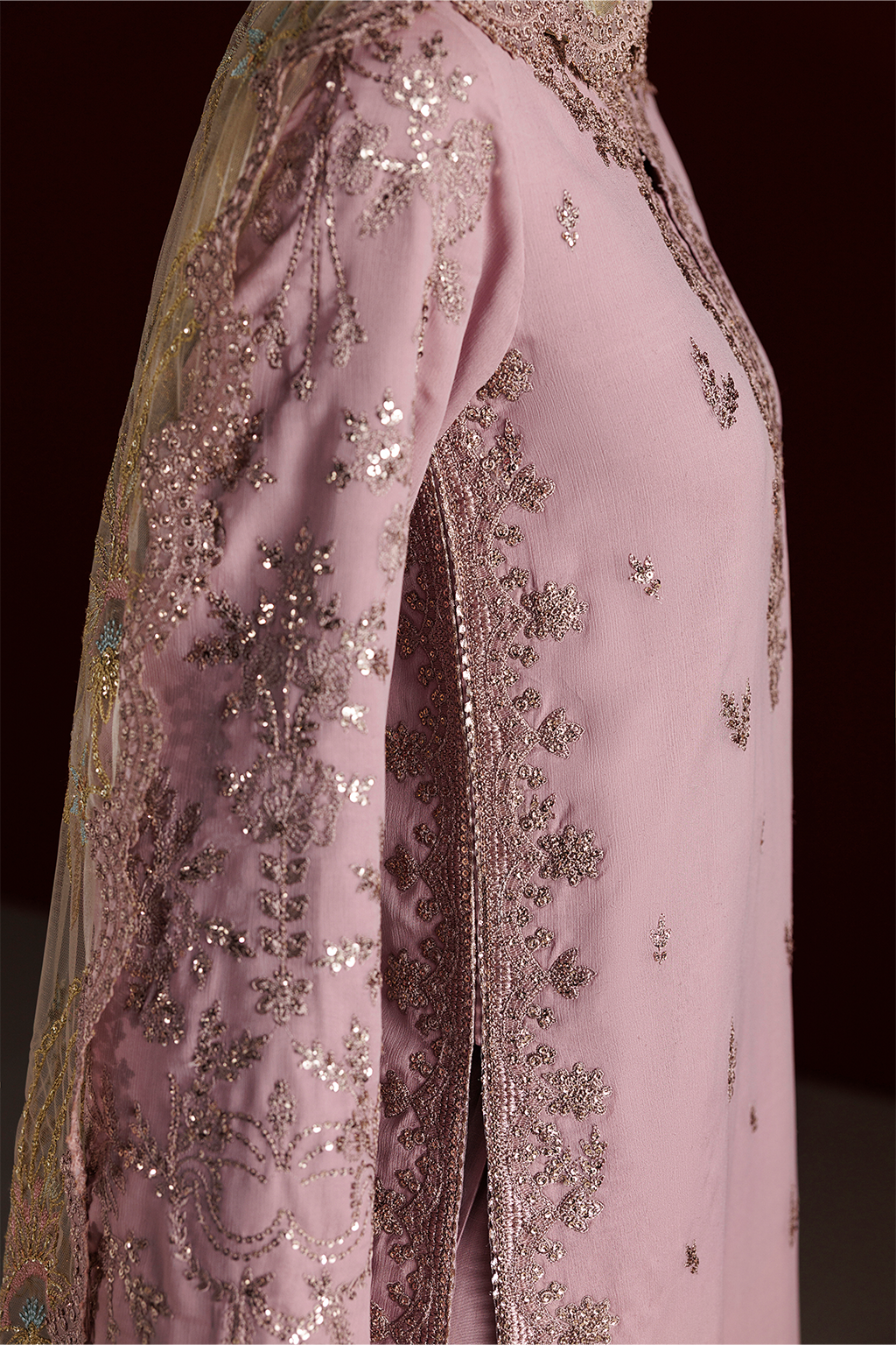 CC-106 Embroidered Chiffon | SEMI FORMALS VOL 1 | IZNIK in UK USA UAE online kapraye.com