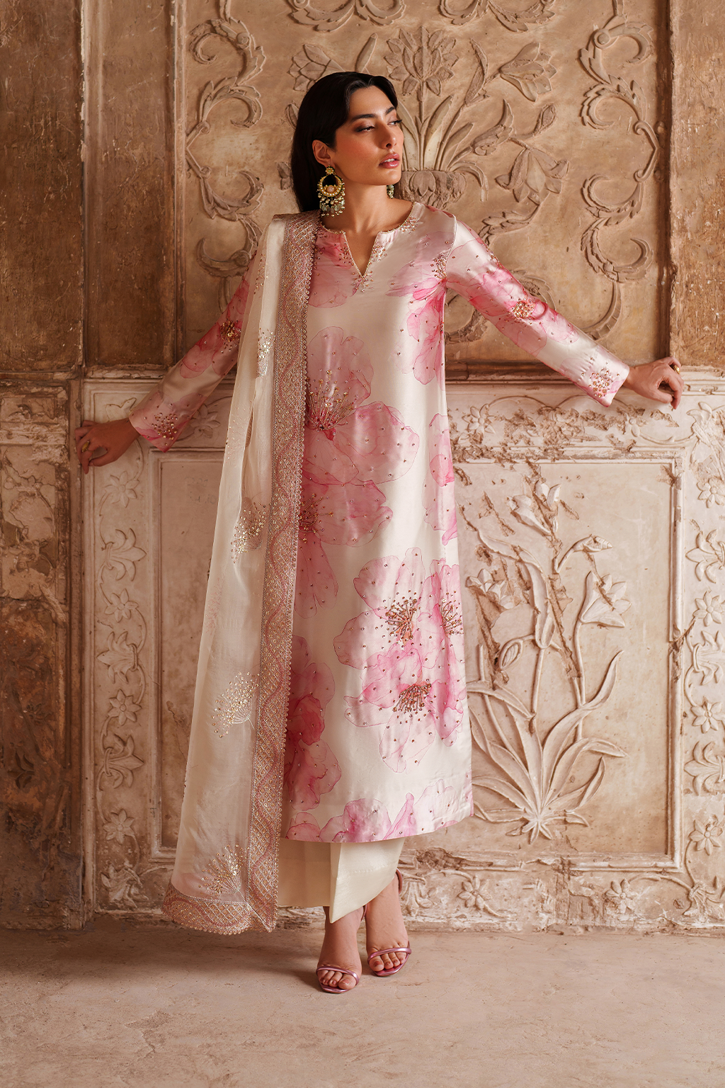 UE-547 Printed Charmeuse | Printed Formals | IZNIK