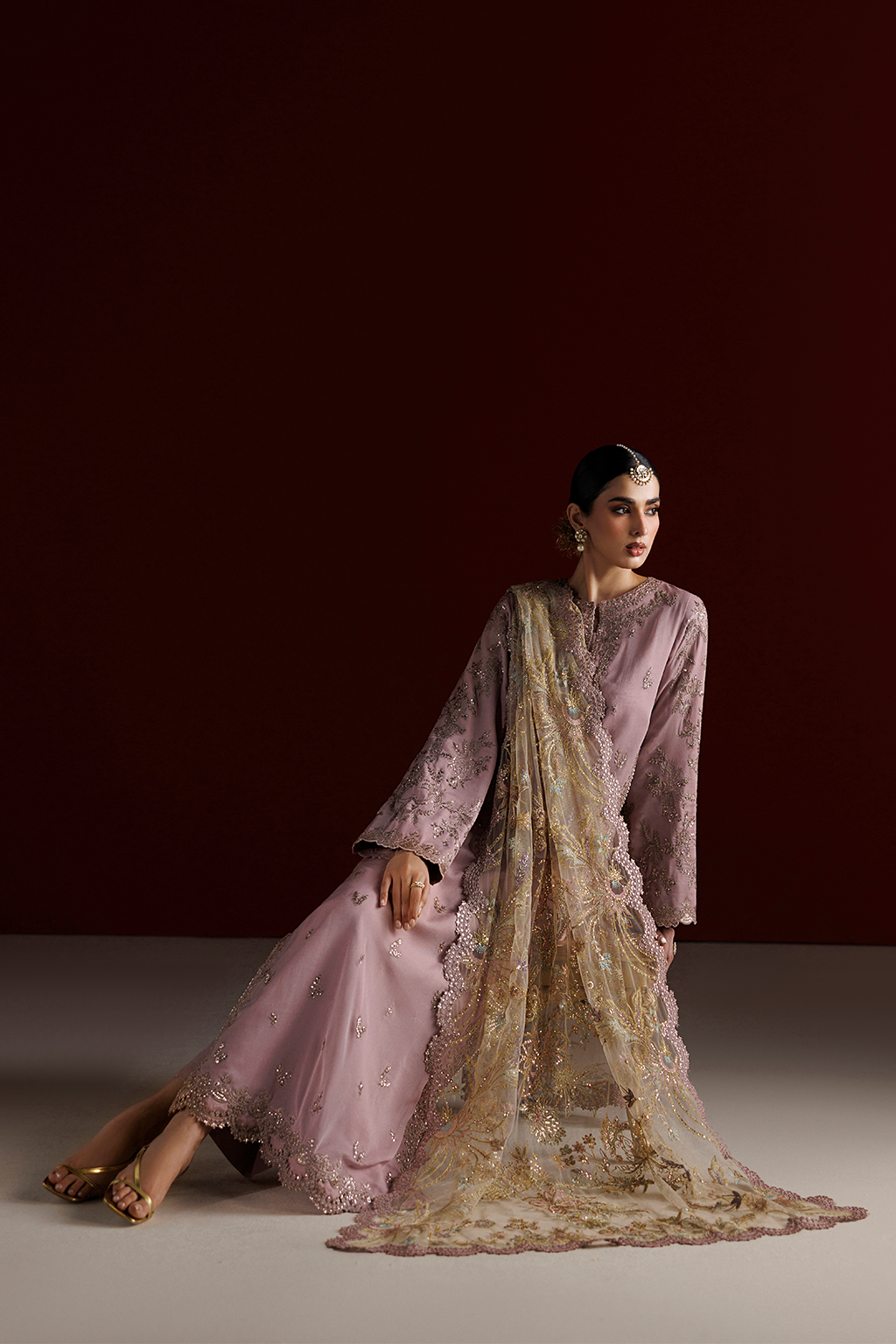 CC-106 Embroidered Chiffon | SEMI FORMALS VOL 1 | IZNIK in UK USA UAE online kapraye.com