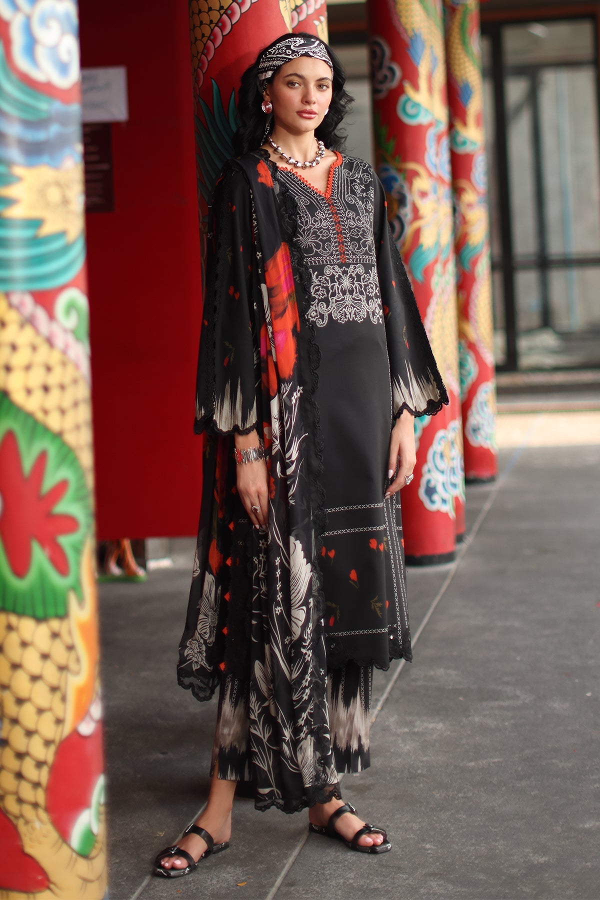 3-PC Unstitched Lawn Collection CS6-02 | SIGNATURE LAWN COLLECTION 2026 | CHARIZMA