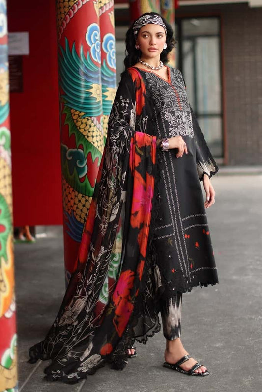 3-PC Unstitched Lawn Collection CS6-02 | SIGNATURE LAWN COLLECTION 2026 | CHARIZMA