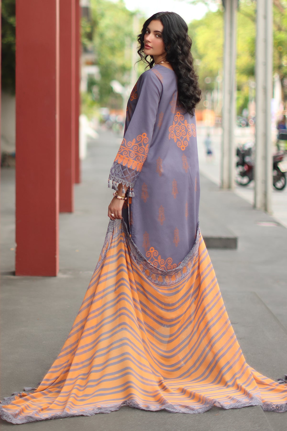 3-PC Unstitched Embroidered Lawn Collection CC6-19 | combination-vol-2-2026 | CHARIZMA