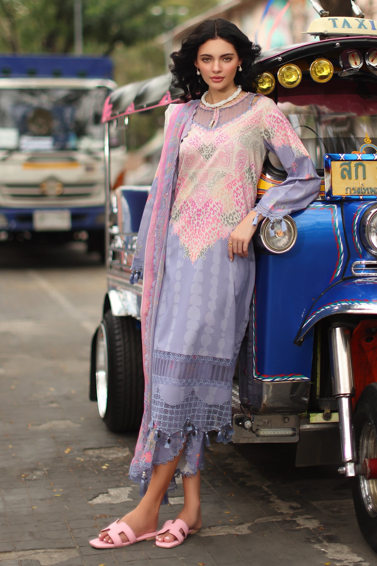 3-PC Unstitched Embroidered Lawn Collection CC6-22  | combination-vol-2-2026 | CHARIZMA
