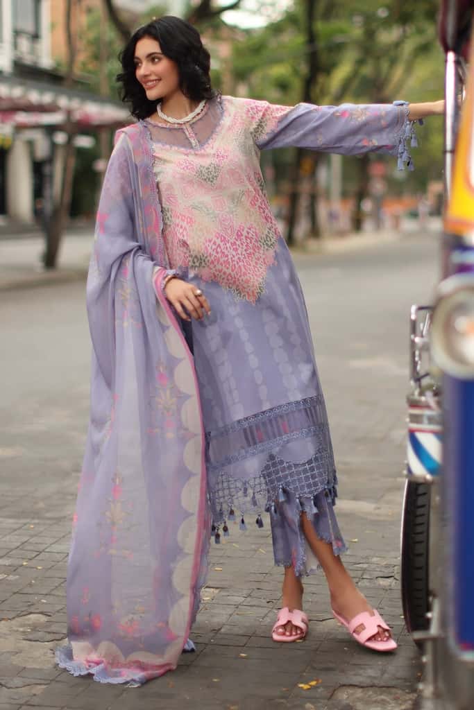 3-PC Unstitched Embroidered Lawn Collection CC6-22  | combination-vol-2-2026 | CHARIZMA