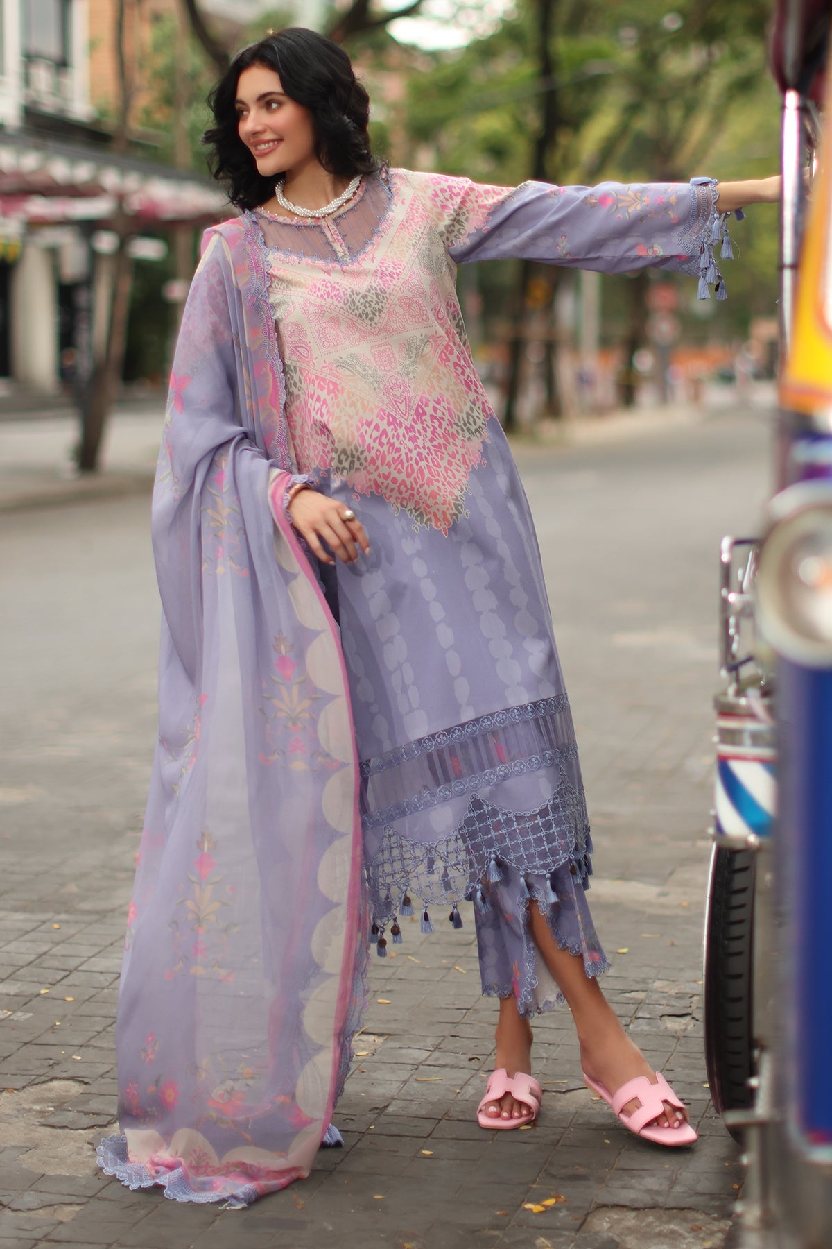3-PC Unstitched Embroidered Lawn Collection CC6-22  | combination-vol-2-2026 | CHARIZMA