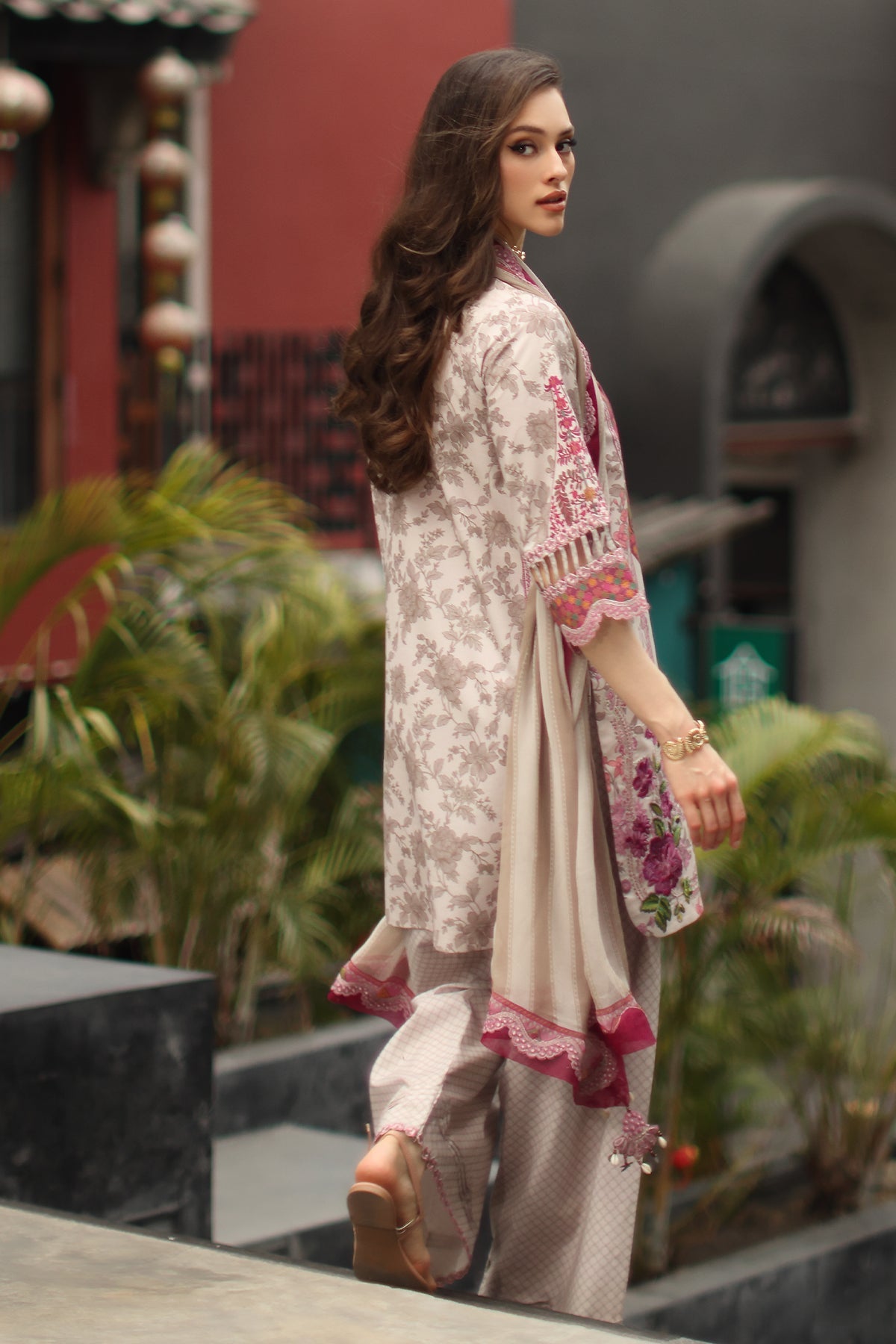 3-PC Unstitched Embroidered Lawn Collection CC6-20 | combination-vol-2-2026 | CHARIZMA