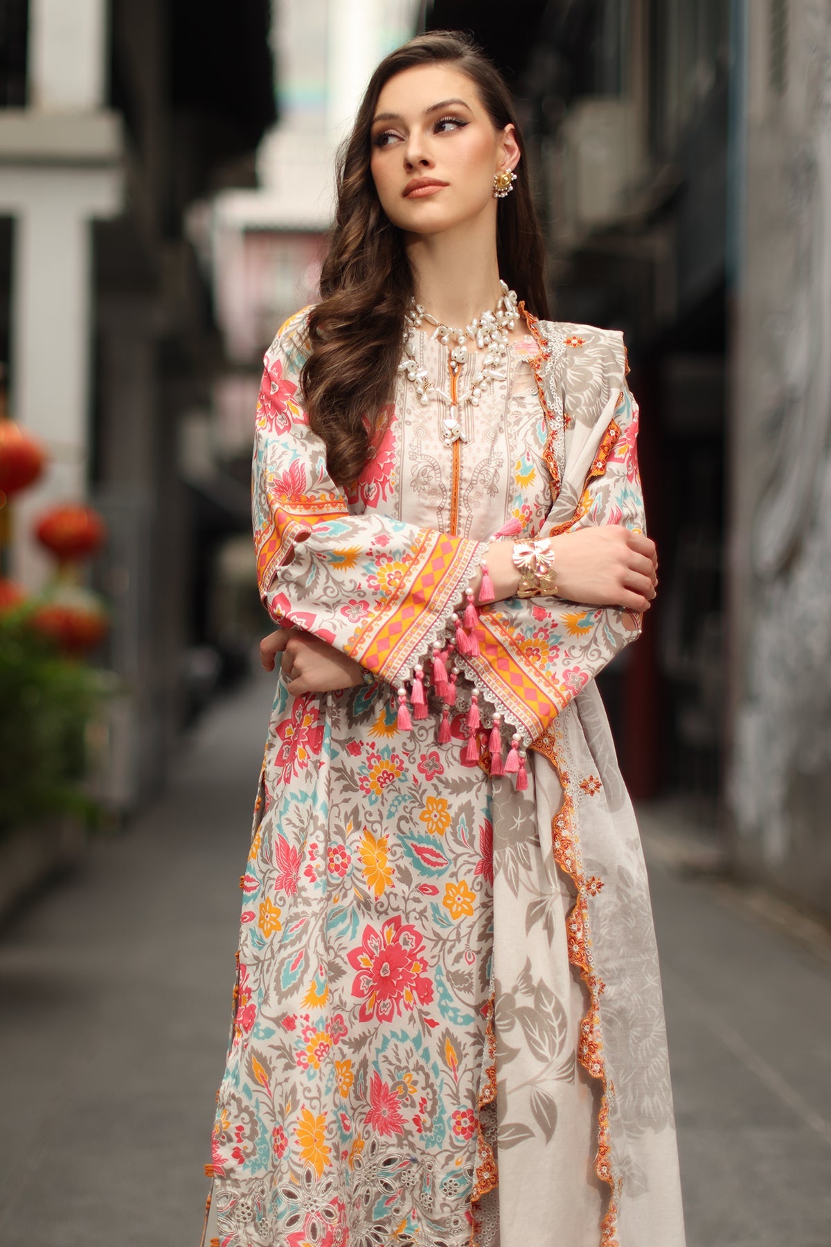 3-PC Unstitched Lawn Collection CS6-08 | SIGNATURE LAWN COLLECTION 2026 | CHARIZMA