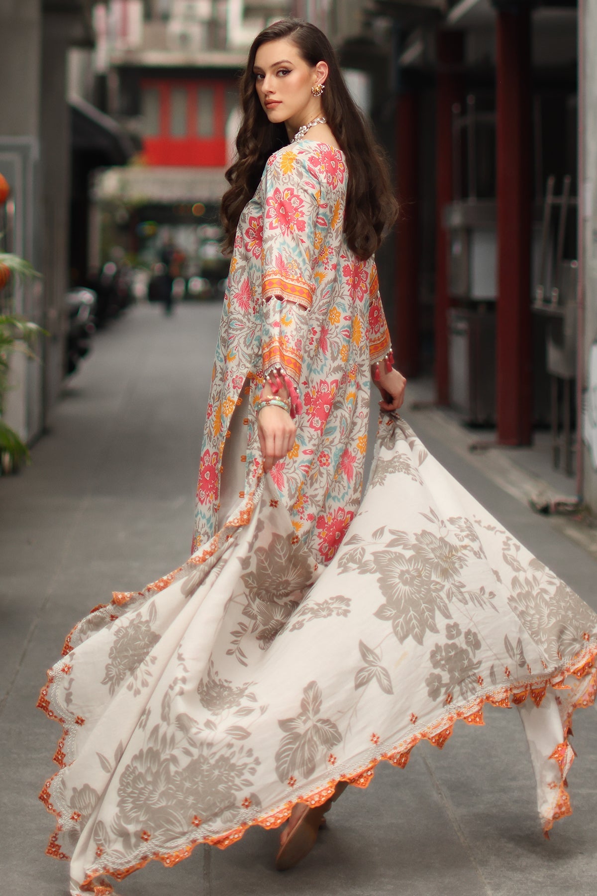 3-PC Unstitched Lawn Collection CS6-08 | SIGNATURE LAWN COLLECTION 2026 | CHARIZMA