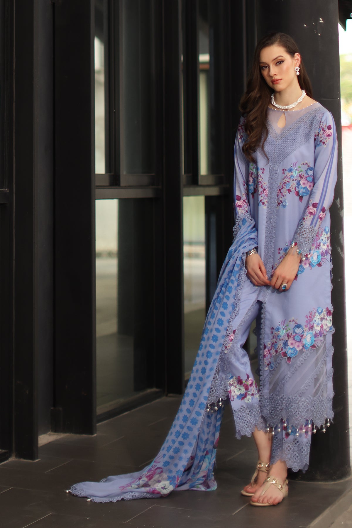 3-PC Unstitched Lawn Collection CS6-09 | SIGNATURE LAWN COLLECTION 2026 | CHARIZMA