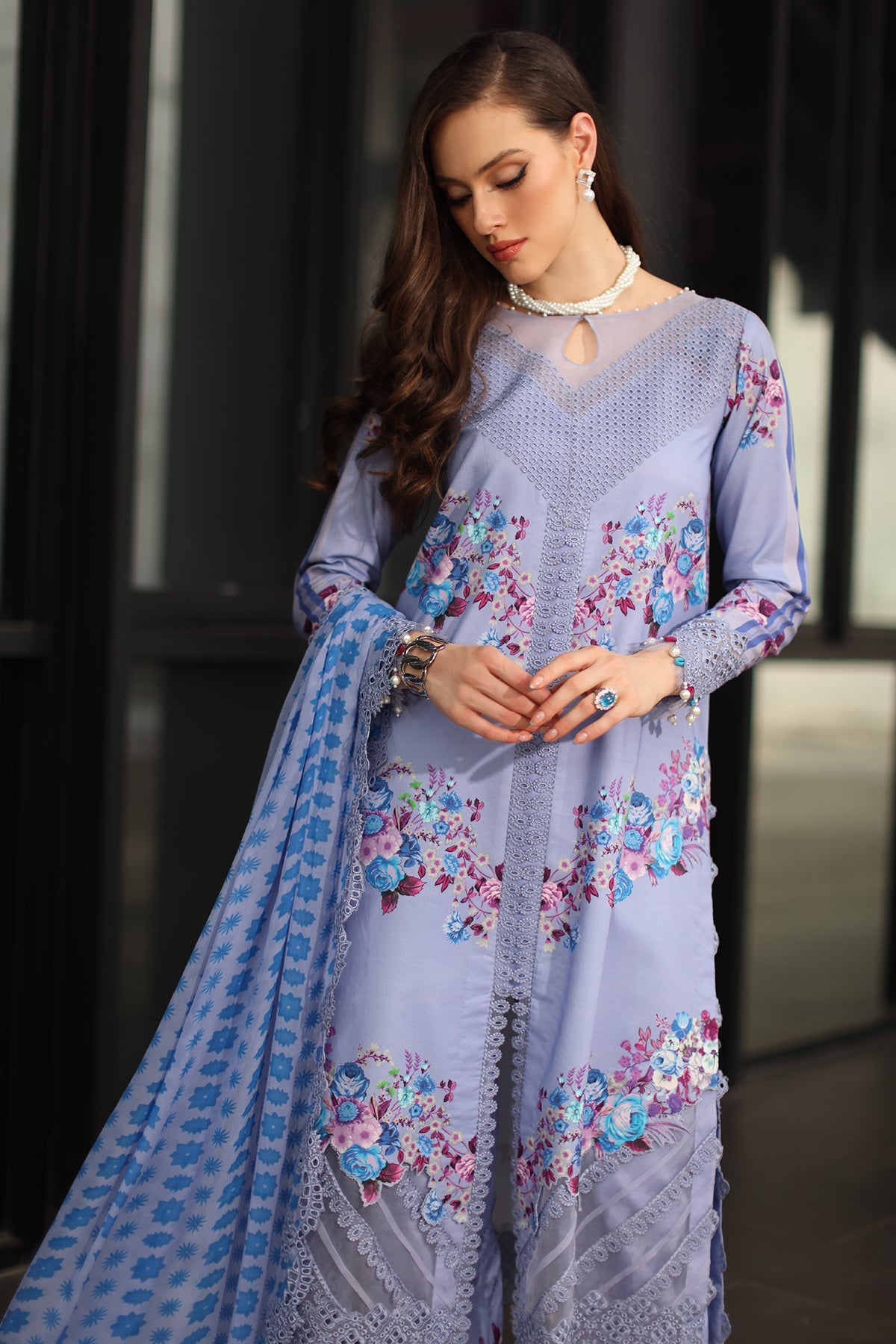 3-PC Unstitched Lawn Collection CS6-09 | SIGNATURE LAWN COLLECTION 2026 | CHARIZMA
