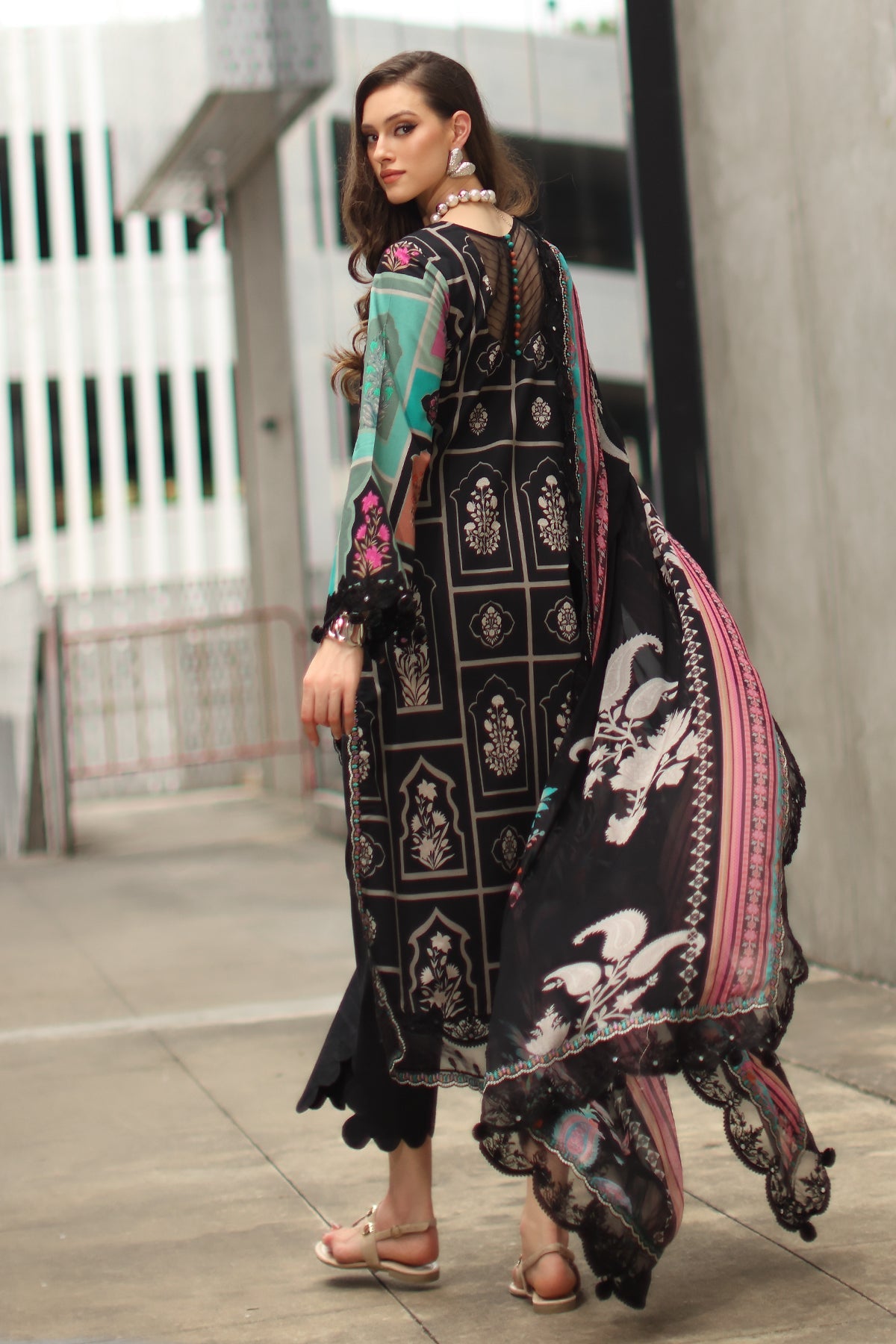 3-PC Unstitched Embroidered Lawn Collection CC6-21 | combination-vol-2-2026 | CHARIZMA
