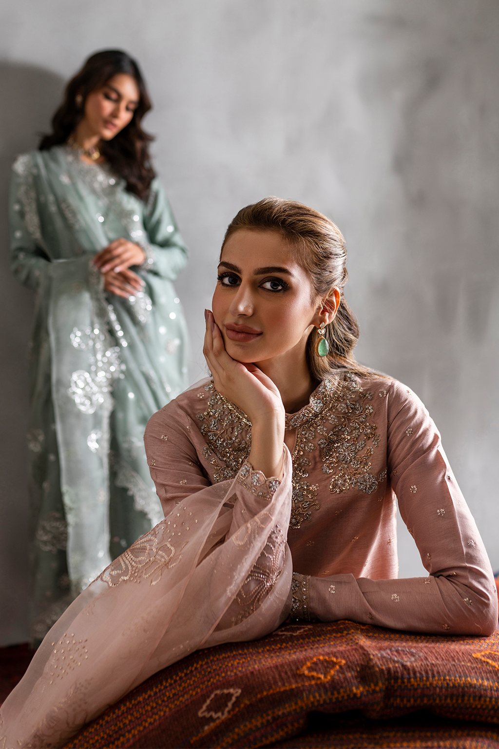 IRS-15 | LUXE RAW SILK | IZNIK in UK USA UAE online kapraye.com