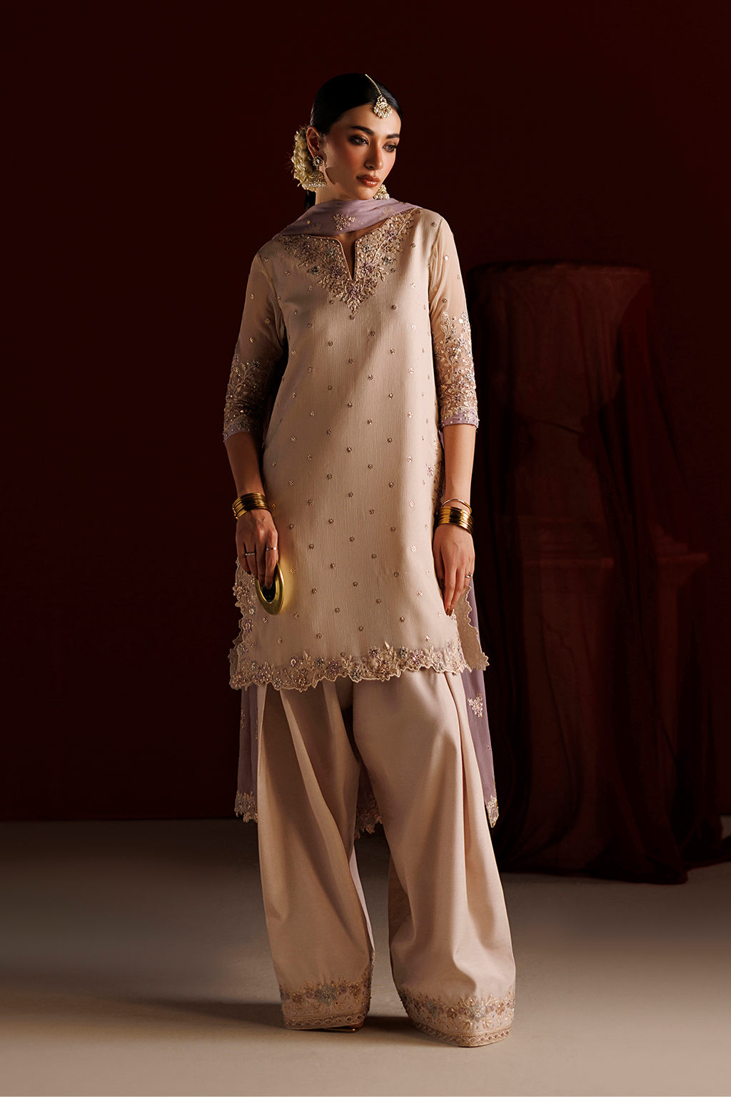 CC-104 Embroidered Chiffon | SEMI FORMALS VOL 1 | IZNIK in UK USA UAE online kapraye.com