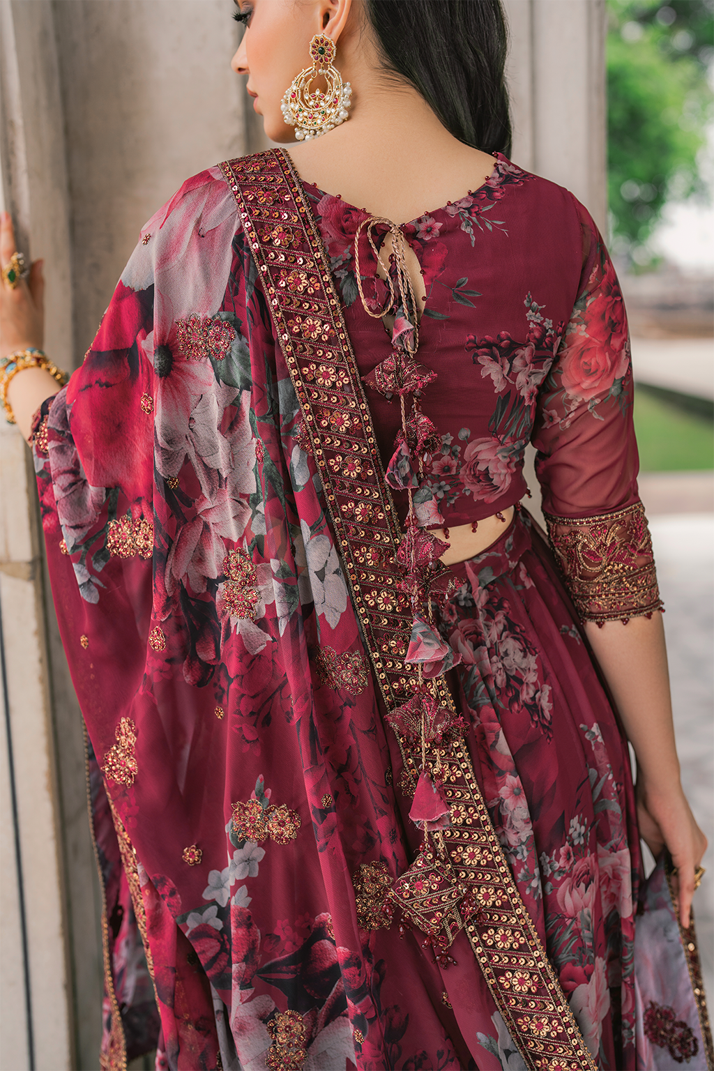 UE-314 Printed Chiffon | Printed Formals | IZNIK