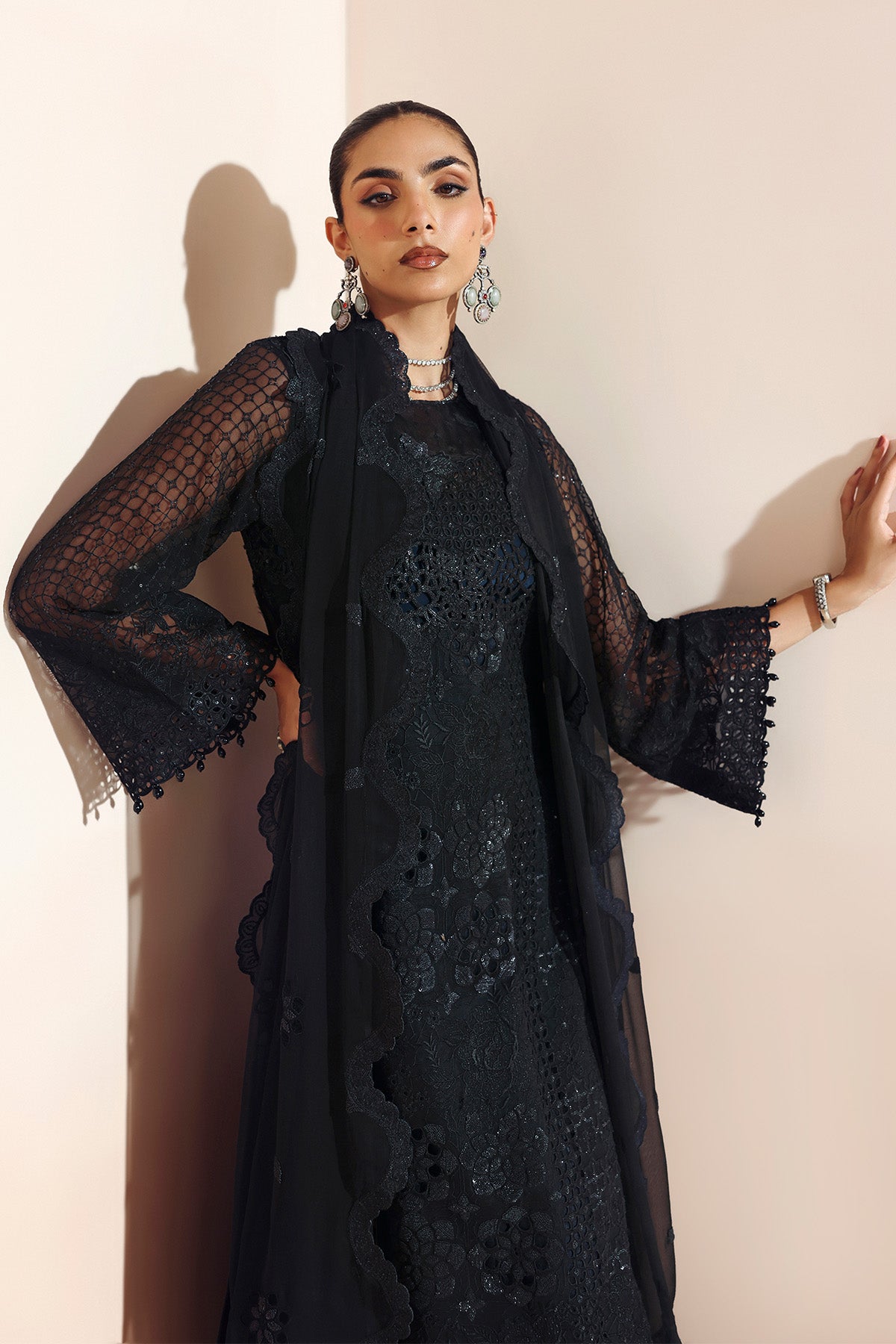 AF-BCH-2201-RIKA BLACK | AYMAL Vol 2 | ALIZEH FASHION