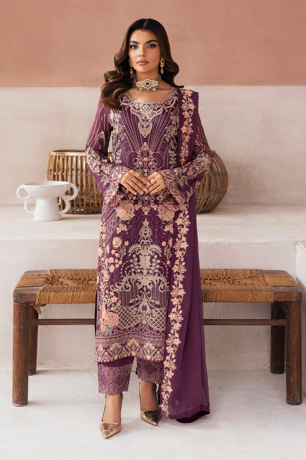 U-112 || Arzoo Chiffon Vol 01 || Ramsha in UK USA UAE online kapraye.com