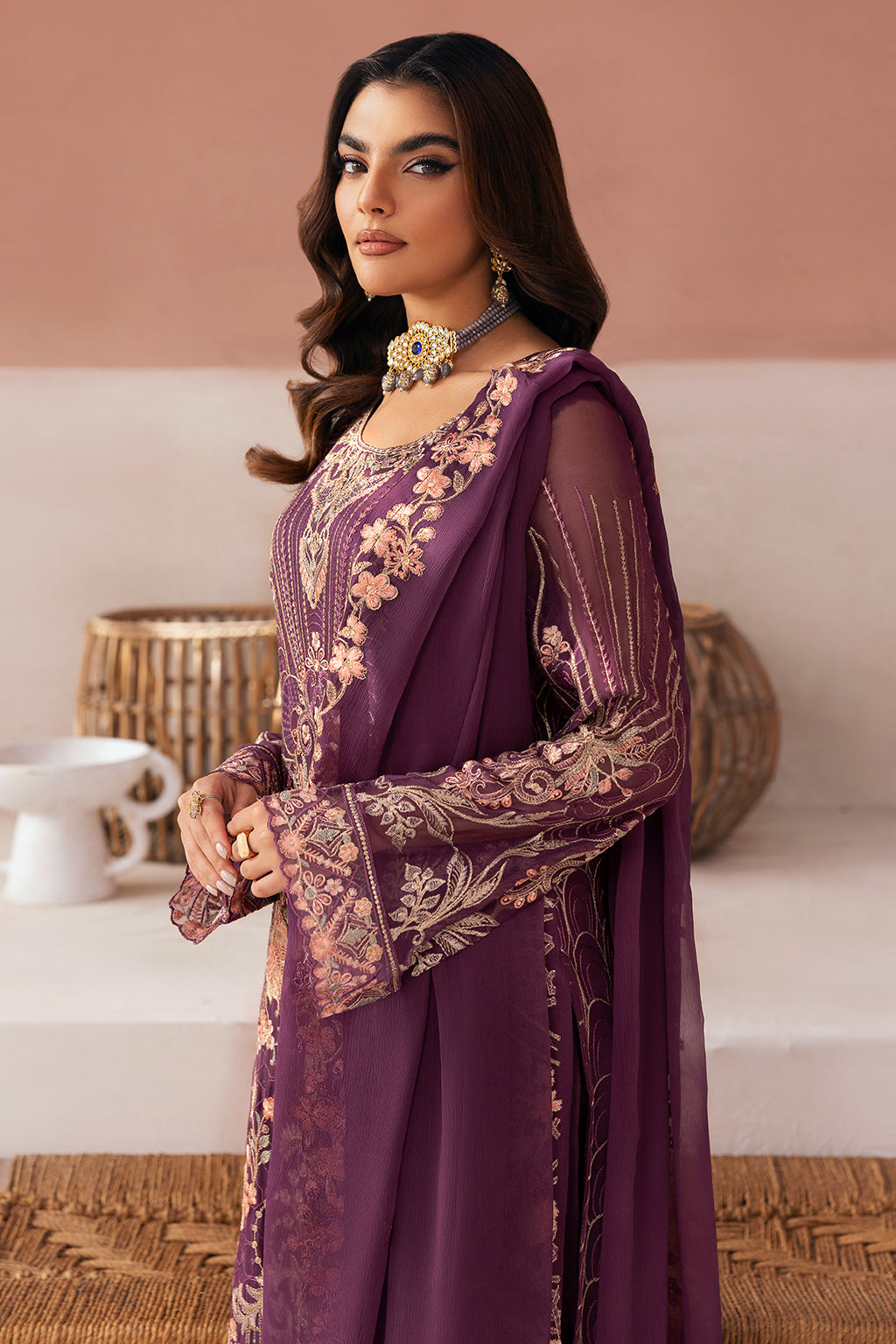 U-112 || Arzoo Chiffon Vol 01 || Ramsha in UK USA UAE online kapraye.com