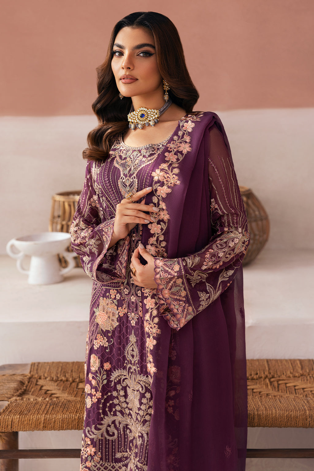 U-112 || Arzoo Chiffon Vol 01 || Ramsha in UK USA UAE online kapraye.com