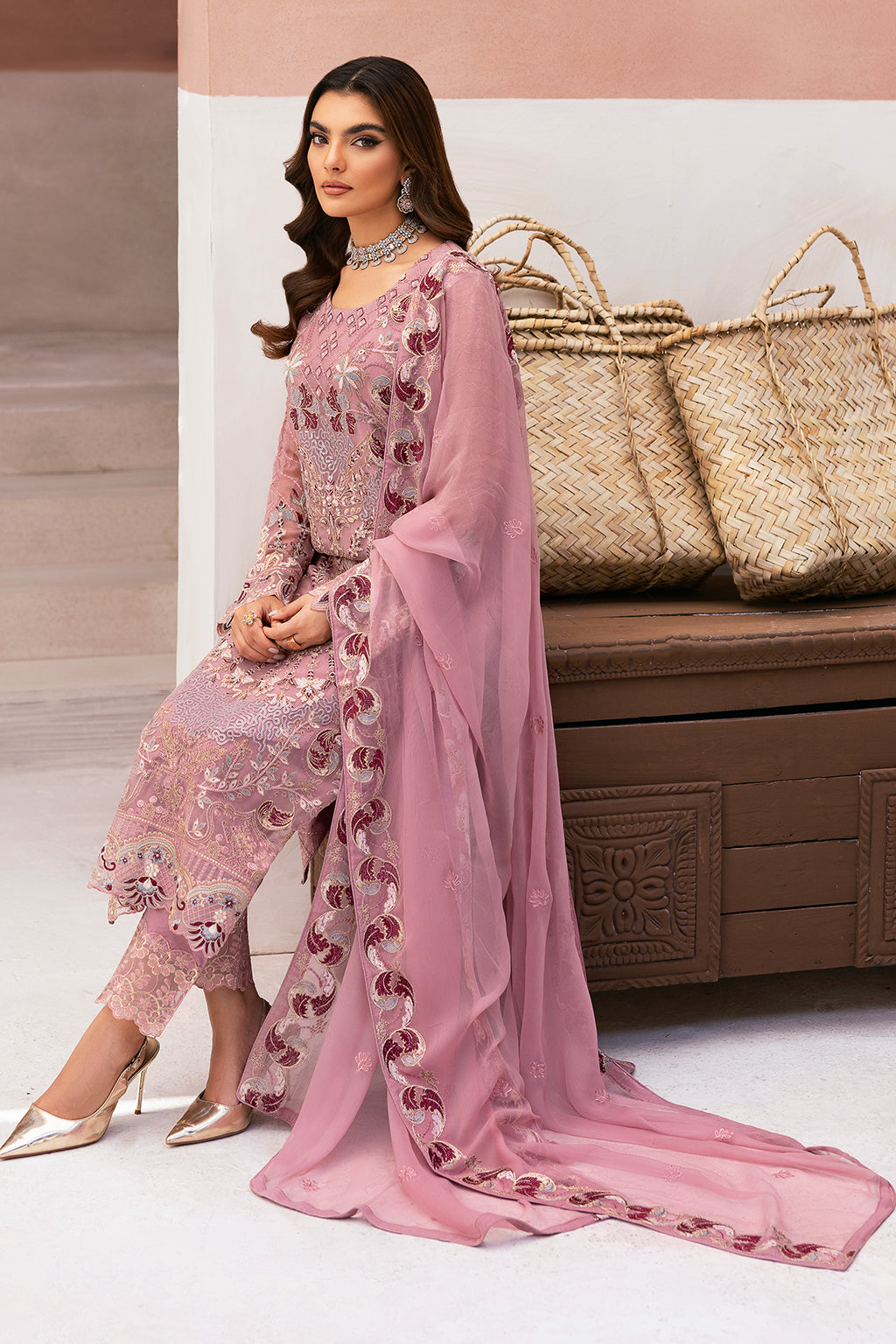 U-109 || Arzoo Chiffon Vol 01 || Ramsha in UK USA UAE online kapraye.com