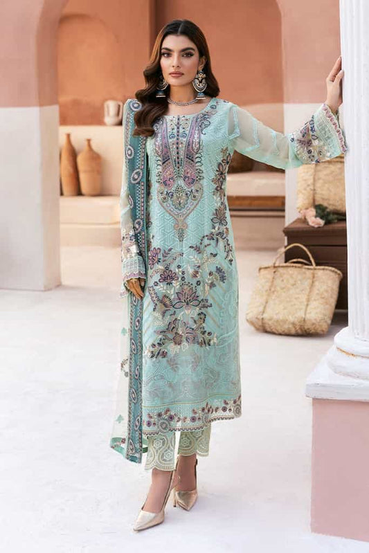 U-108 || Arzoo Chiffon Vol 01 || Ramsha in UK USA UAE online kapraye.com