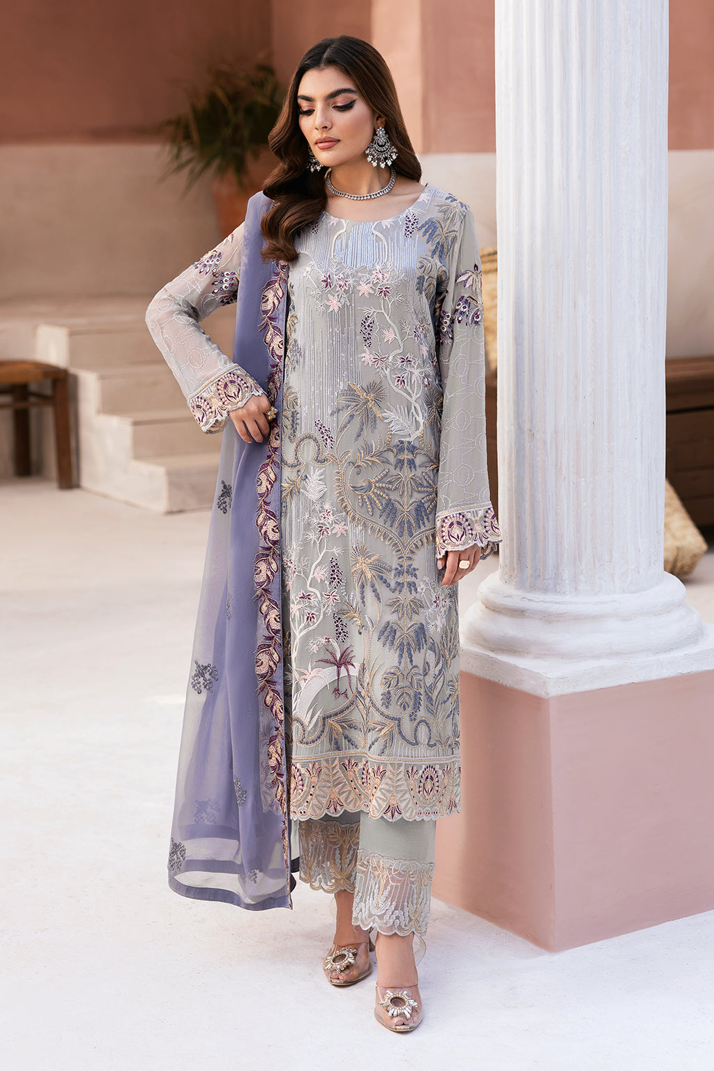 U-102 || Arzoo Chiffon Vol 01 || Ramsha in UK USA UAE online kapraye.com