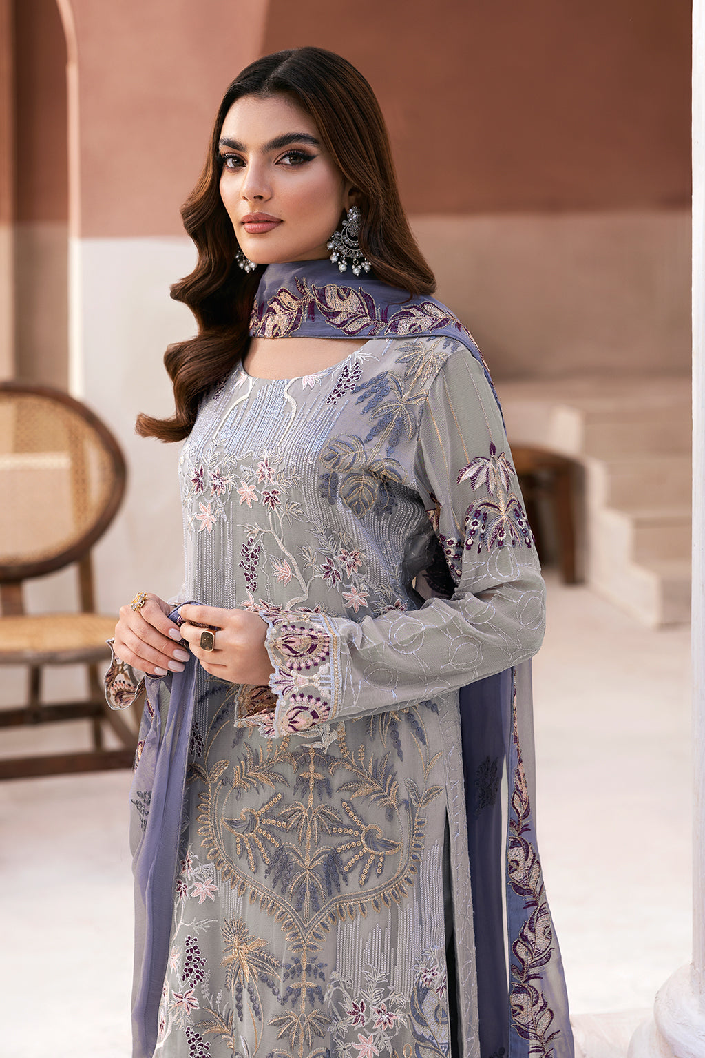 U-102 || Arzoo Chiffon Vol 01 || Ramsha in UK USA UAE online kapraye.com