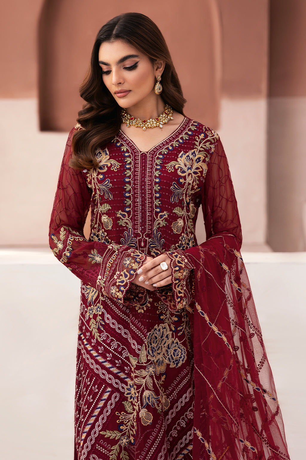 U-106 || Arzoo Chiffon Vol 01 || Ramsha in UK USA UAE online kapraye.com