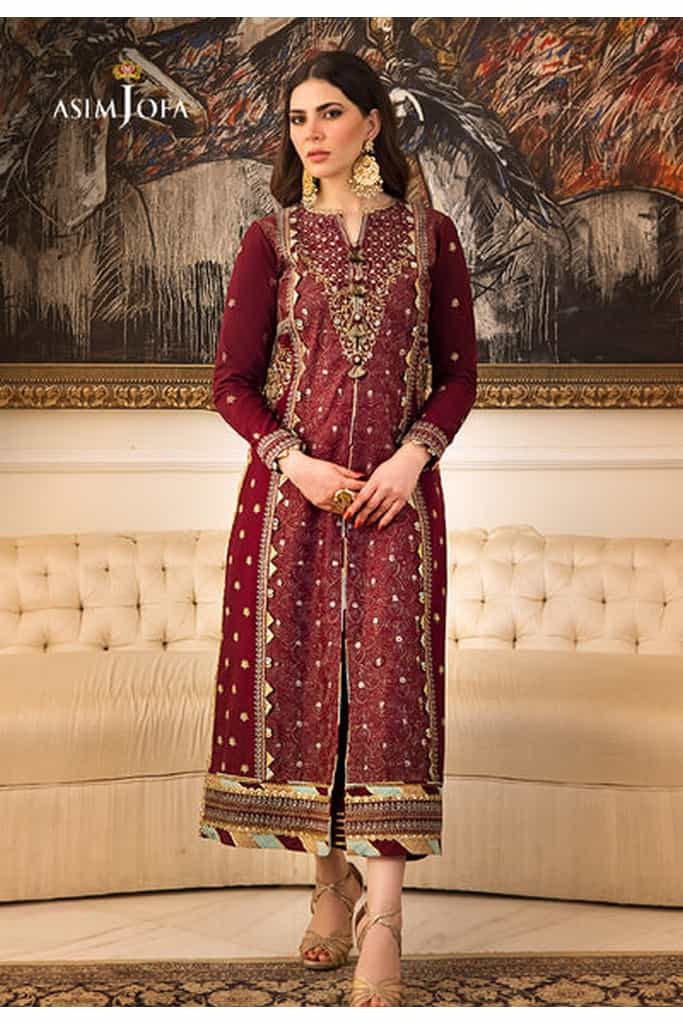 AJZS-10 || ZARI SITARA '23 || ASIM JOFA in UK USA UAE online kapraye.com