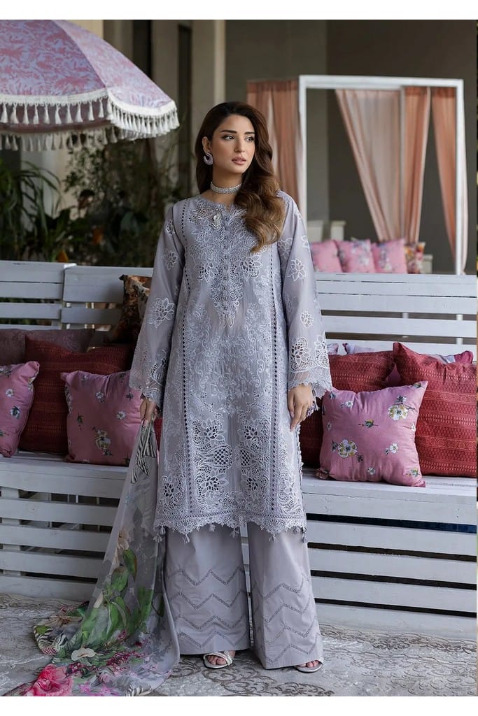 KLR-04 Lilia | KAHF LUXURY LAWN COLLECTION 2025 | KAHF PREMIUM