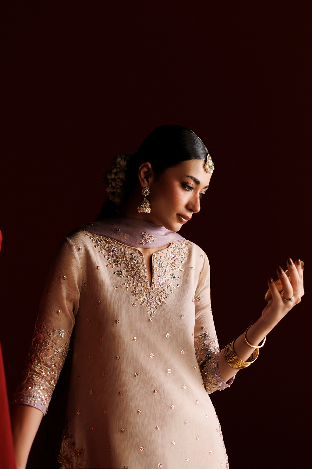 CC-104 Embroidered Chiffon | SEMI FORMALS VOL 1 | IZNIK in UK USA UAE online kapraye.com