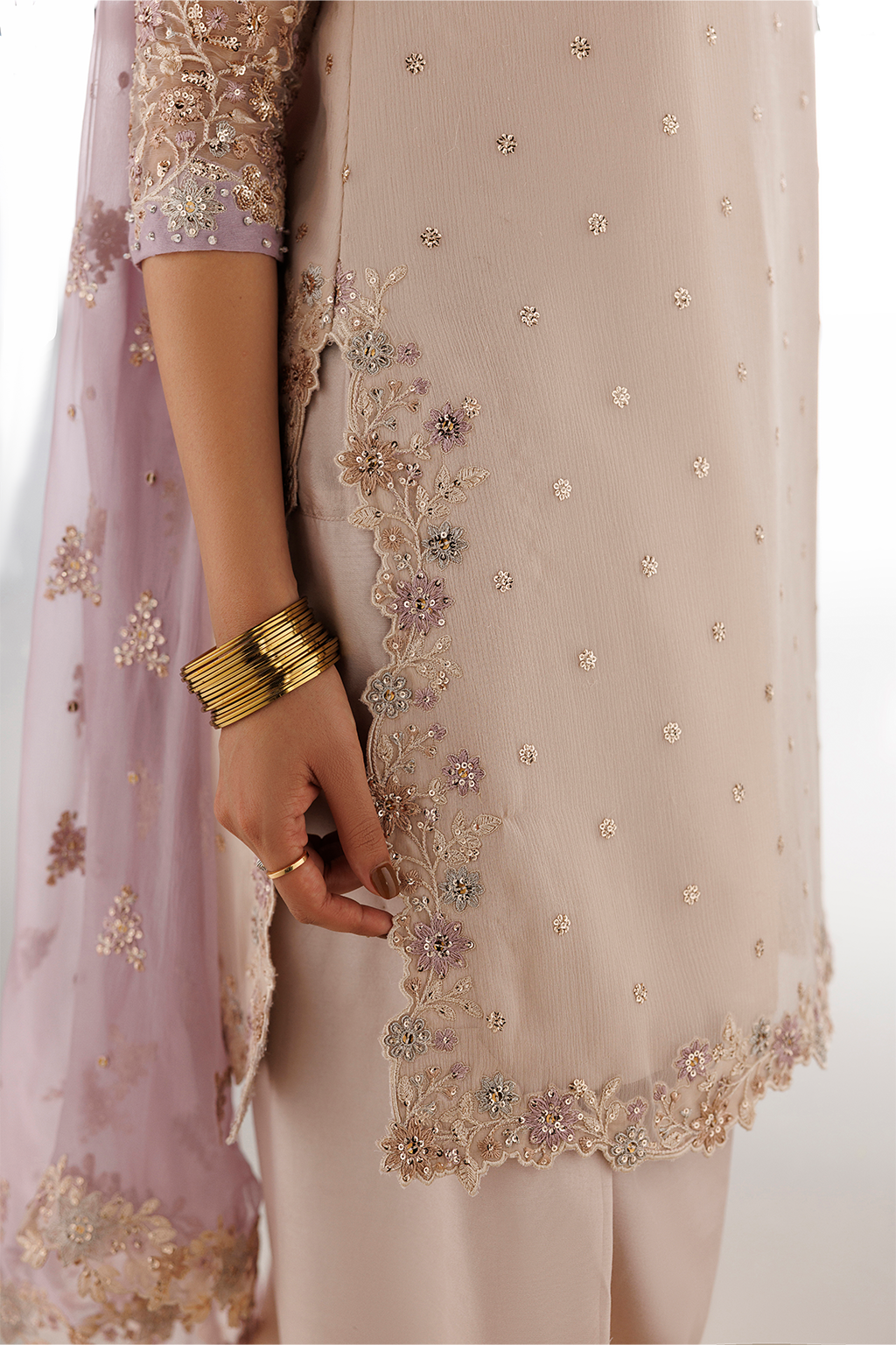 CC-104 Embroidered Chiffon | SEMI FORMALS VOL 1 | IZNIK in UK USA UAE online kapraye.com