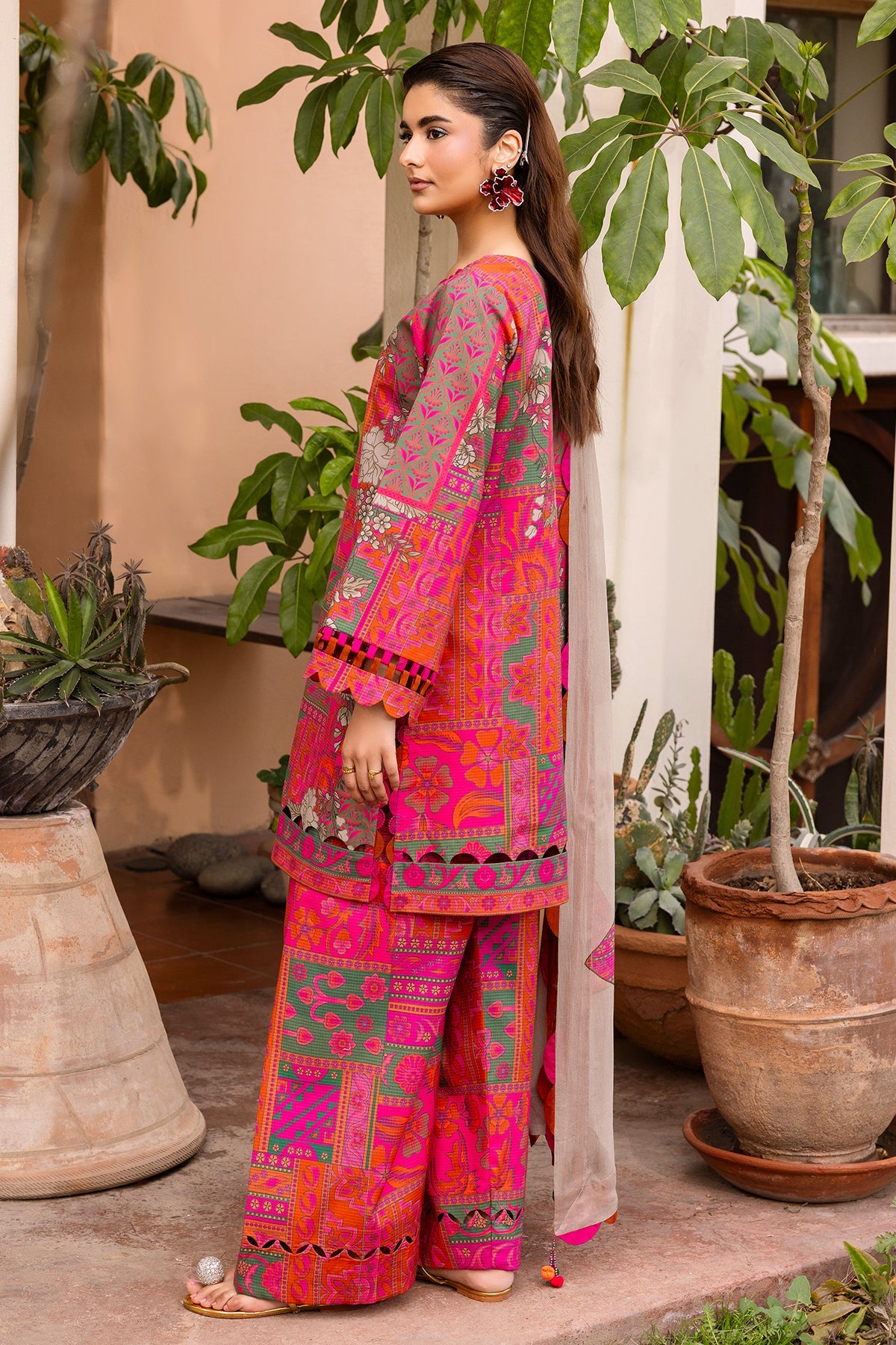 3-PC Unstitched Printed Lawn CP6-02| C-PRINT VOL-01-2026 | CHARIZMA