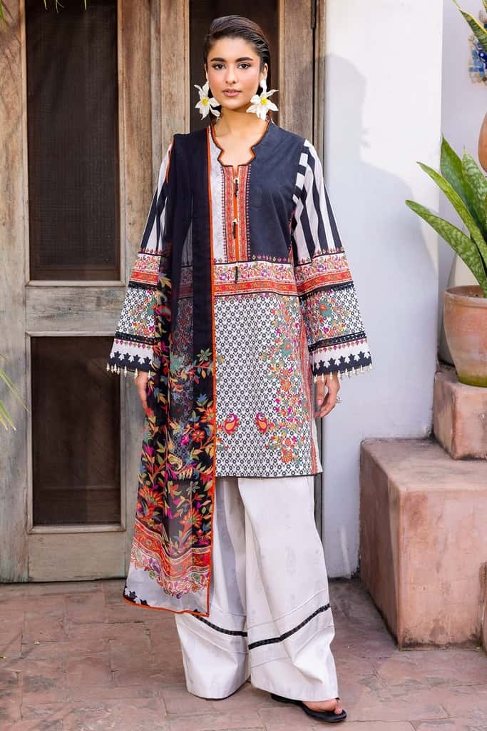 3-PC Unstitched Printed Lawn CP6-07 | C-PRINT VOL-01-2026 | CHARIZMA